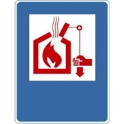 Знак Органы управления систем дымо- и теплоудаления фото