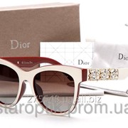 Женские солнцезащитные очки Dior 2099 - цвет белый новинка 2015 года фото