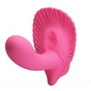 Розовый вибростимулятор для ношения - для массажа точки G и клитора фотография