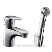 Смеситель для раковины, с гигиеническим душем, Hansgrohe Metris E (31170) фото