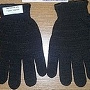 Перчатки Х/Б повышенной прочности 7 класс (черные) фото