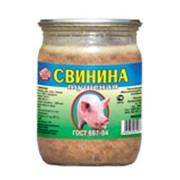 Свинина тушеная в термоупаковке фото