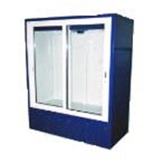 Шкаф холодильный среднетемпрературный АйсТермо ШХС-1.2 с раздвижными стеклянными дверьми и автооттайкой фотография