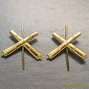 Эмблема РВиА (артиллерия) золотого цвета