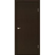 Межкомнатная шпонированая дверь (серия Флет) Тип1 (Венге вертикальный)