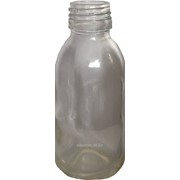 Бутылка стекляная 100 мл прозрачная