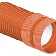 Труба InCor канализационная гофрированная (двухслойная) Sn 8 (PP) 300 х 3000 мм