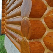 Шлифовка деревынных срубов фото