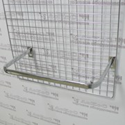 Кронштейн П-образный 550х300мм на сетку, хром, FG114 фото