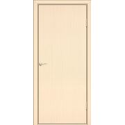 Межкомнатная шпонированая дверь (серия Флет) Тип1 (Белёный дуб вертикальный)