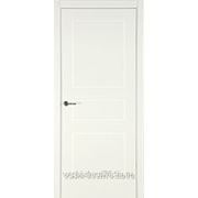 Межкомнатные шпонированные двери (серия Эконом) Тип 1- 208 (ПВХ белый)