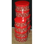 Комплект коробок из 12 шт. "Красные шары" 950-966