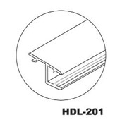Профиль акриловый притворный одностороннего открывания HDL – 201