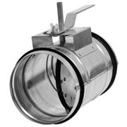 Клапан для круглых воздуховодов КВК 125