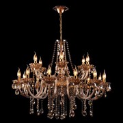 Подвесная люстра Eurosvet 3162/12+6 золото/тонированный хрусталь Strotskis фото