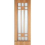 Межкомнатные двери эконом класса (дешевые двери) Премиум ПГ/ПО /белое матовое стекло / фотография
