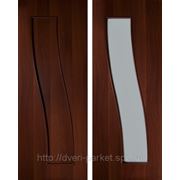 Межкомнатные двери эконом класса (дешевые двери) 4с7, 4г7 /белое матовое стекло/ фото