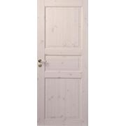 Межкомнатные двери Jeld-wen сосновые под белым лаком трехфиленчатые фото