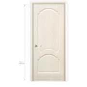 Межкомнатные двери Дариано модель Барселона, глухая, цвет ясень белый фотография