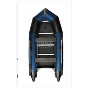 Надувная лодка AquaStar K-400 синяя фото