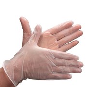 Перчатки виниловые Household Gloves (прозрачные) L, 100 шт (50 пар) фотография