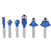 6pcs 1/4 дюймов Деревообрабатывающий фрезерный станок с хвостовиком для обрезки фрезы с деревом Коробка фото