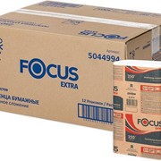 Полотенца бумажные листовые "FOCUS Extra", 24*21,5 см., Z сложения, 250 листов в пачке/12 пачек в коробке