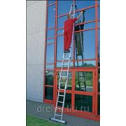 Лестницы-стремянки алюминиевые профессиональные Krause Лестница для мытья стекол 18 перекладин 802187 фото