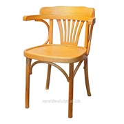 Венский деревянный стул-кресло Роза с жестким сиденьем фото
