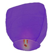 Небесный фонарик желаний (купол фиолетовый) минимальный заказ 10