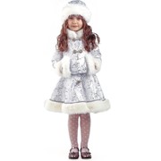 Карнавальный костюм для детей Батик Снегурочка Хрустальная детский, 30 (116 см)