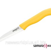 Нож керамический кухонный фрутоножик Samura Eco-Ceramic SC желтый NW-SC-0011YL фотография