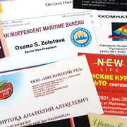 Изготовление визиток фото