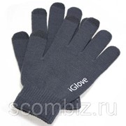 Перчатки iGlove для работы с емкостными экранами (цвет серый) фото
