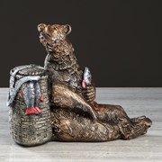 Статуэтка “Медведь с корзиной“ 23 см фото