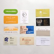 Карточки визитные корпоративные, дизайн и печать визиток