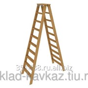 Двусторонняя лестница-стремянка со ступенями Krause 818270