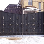 Распашные ворота Артикул: ВКР-028 фотография