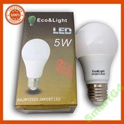 Лампа светодиодная E27 5W LED (75Вт) Европа фото
