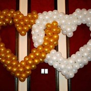 Оформление праздничных мероприятий, украшение помещений надувными шарами, фигурами, воздушные шары, заказать, Запорожье, Украина фото