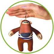 Антистрессовая игрушка-брелок “Медведь Балу“ фотография