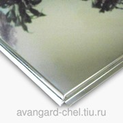 Кассетный потолок алюминиевый АР600А6 цвет суперхром Албес фотография