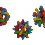 Papillon Papillon игрушка для собак "Цветная головоломка", резина, 7-8 см (7-8 см)