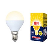 Лампа светодиодная, шар, матовая, серия Norma LED-G45-11W E14 VOLPE