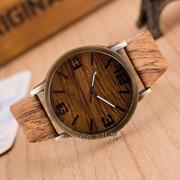Деревянные кварцевые мужские часы