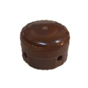 Коробка керамическая D90 H35 Brown(коричневый) фото