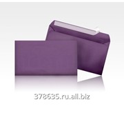 Цветной конверт С6 (114х162), отрывная лента, бумага 100 гр, цвет фиолетовый фото