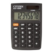 Калькулятор карманный CITIZEN SLD-100NR (90х60 мм), 8 разрядов, двойное питание фото