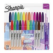 Набор маркеров “Sharpie“ Fine Electro Pop 24 цвета, 1мм пулевидный наконечник арт.1940862 фото
