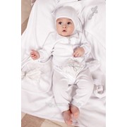 Крестильный набор для новорожденного из хлопка фотография